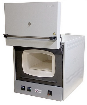 SNOL 22/1100 LHM01, 22 Litre, 1100C, Laboratory Muffle Furnace, with chimney & over-temperature protection (OTP2)