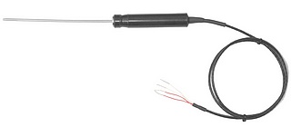 4-wire Pt100 RTD MI Hand-held Probe, 3mm dia x 150mm long, 1m PTFE Lead