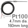 4-wire Pt100 RTD, 3/16