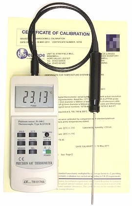 Ref-Therm - Digital Thermometer & Hand-held Probe - UKAS Calibrated